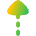 Triangle Arrow Dashed Warm Up Icon from Flex Gradient Set
