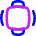 Watch Vibration Square Icon from Flex Neon Set