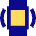 Watch Vibration Square Icon from Sharp Pop Set