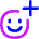 Smiley Add Reaction Icon from Flex Neon Set