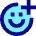 Smiley Add Reaction Icon from Sharp Pop Set
