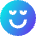 Smiley Calm Icon from Sharp Gradient Set