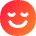 Smiley Calm Icon from Flex Gradient Set