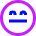 Smiley Content Icon from Sharp Neon Set