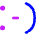 Smiley Emoticon Smile Icon from Flex Neon Set