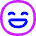 Smiley Excited Icon from Flex Neon Set