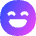 Smiley Excited Icon from Flex Gradient Set