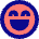 Smiley Excited Icon from Sharp Pop Set