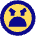 Smiley Extremely Dissatisfied Icon from Sharp Pop Set