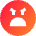 Smiley Extremely Dissatisfied Icon from Sharp Gradient Set