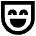 Smiley Face Laugh Icon from Sharp Remix Set