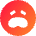 Smiley Frustrated Icon from Sharp Gradient Set
