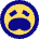 Smiley Frustrated Icon from Sharp Pop Set