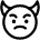 Emoji Angry Face Horns Demon
