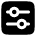 Interface Setting Slider Horizontal Square