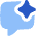 Ai Chat Spark Icon from Flex Flat Set