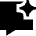 Ai Chat Spark Icon from Sharp Solid Set