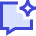 Ai Chat Spark Icon from Sharp Duo Set