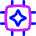 Ai Chip Spark Icon from Flex Neon Set