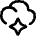 Ai Cloud Spark Icon from Flex Line Set