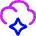 Ai Cloud Spark Icon from Flex Neon Set
