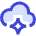 Ai Cloud Spark Icon from Sharp Duo Set