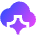 Ai Cloud Spark Icon from Sharp Gradient Set