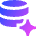 Ai Database Spark Icon from Sharp Gradient Set