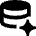 Ai Database Spark Icon from Sharp Remix Set