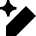 Ai Edit Spark Icon from Sharp Solid Set
