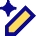 Ai Edit Spark Icon from Sharp Pop Set