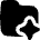 Ai Folder Spark Icon from Flex Solid Set