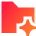 Ai Folder Spark Icon from Sharp Gradient Set