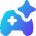 Ai Gaming Spark Icon from Flex Gradient Set