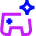 Ai Gaming Spark Icon from Sharp Neon Set