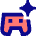 Ai Gaming Spark Icon from Sharp Pop Set