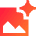 Ai Generate Landscape Image Spark Icon from Sharp Gradient Set