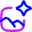 Ai Generate Landscape Image Spark Icon from Flex Neon Set