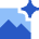 Ai Generate Landscape Image Spark Icon from Sharp Flat Set