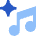 Ai Generate Music Spark Icon from Sharp Flat Set