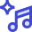 Ai Generate Music Spark Icon from Sharp Duo Set