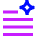 Ai Generate Text Spark Icon from Sharp Neon Set