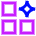 Ai Generate Variation Spark Icon from Sharp Neon Set