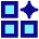 Ai Generate Variation Spark Icon from Sharp Pop Set