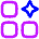 Ai Generate Variation Spark Icon from Flex Neon Set
