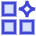 Ai Generate Variation Spark Icon from Sharp Duo Set