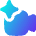 Ai Generate Video Camera Spark Icon from Flex Gradient Set
