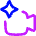Ai Generate Video Camera Spark Icon from Flex Neon Set