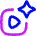 Ai Generate Video Spark Icon from Flex Neon Set