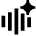Ai Generate Voice Spark 1 Icon from Sharp Solid Set